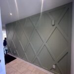 feature wall install