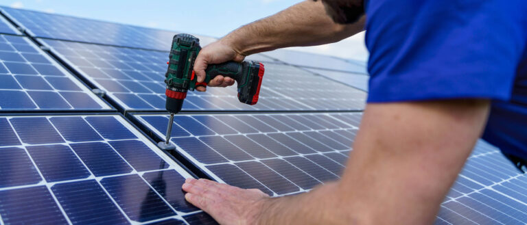 Okanagan solar panel install